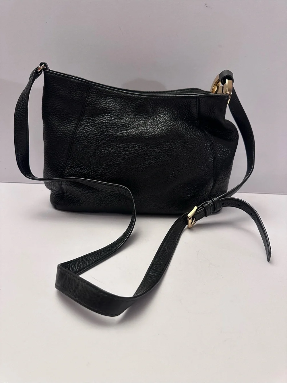 MICHAEL KORS PEBBLED LEATHER • CROSSBODY CLASSIC W/ADJUSTABLE STRAPS PRELOVED